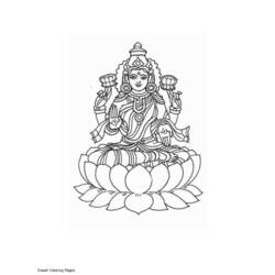 Раскраска: Индуистская мифология (Боги и богини) #109416 - Бесплатные раскраски для печати