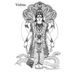 Раскраска: Индуистская мифология (Боги и богини) #109421 - Бесплатные раскраски для печати