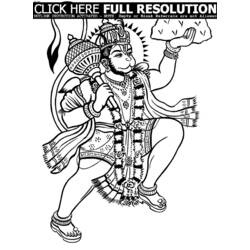 Раскраска: Индуистская мифология (Боги и богини) #109474 - Бесплатные раскраски для печати