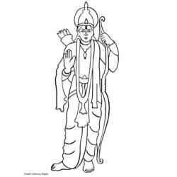 Раскраска: Индуистская мифология (Боги и богини) #109495 - Бесплатные раскраски для печати
