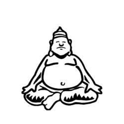 Раскраска: Мифология индуизма: Будда (Боги и богини) #89526 - Бесплатные раскраски для печати
