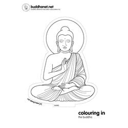 Раскраска: Мифология индуизма: Будда (Боги и богини) #89532 - Бесплатные раскраски для печати