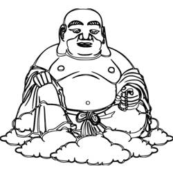 Раскраска: Мифология индуизма: Будда (Боги и богини) #89535 - Бесплатные раскраски для печати