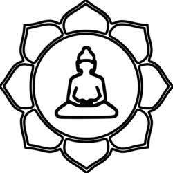 Раскраска: Мифология индуизма: Будда (Боги и богини) #89545 - Бесплатные раскраски для печати