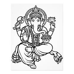 Раскраска: Индуистская мифология: Ганеш (Боги и богини) #96917 - Бесплатные раскраски для печати
