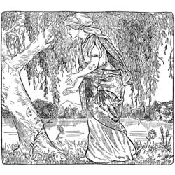 Раскраска: Скандинавская мифология (Боги и богини) #110481 - Бесплатные раскраски для печати