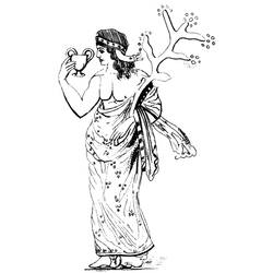 Раскраска: Римская мифология (Боги и богини) #110030 - Бесплатные раскраски для печати