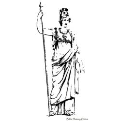 Раскраска: Римская мифология (Боги и богини) #110062 - Бесплатные раскраски для печати