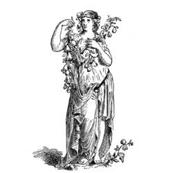 Раскраска: Римская мифология (Боги и богини) #110071 - Бесплатные раскраски для печати