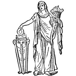 Раскраска: Римская мифология (Боги и богини) #110074 - Бесплатные раскраски для печати