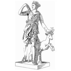 Раскраска: Римская мифология (Боги и богини) #110102 - Бесплатные раскраски для печати