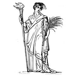 Раскраска: Римская мифология (Боги и богини) #110129 - Бесплатные раскраски для печати