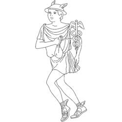 Раскраска: Римская мифология (Боги и богини) #110134 - Бесплатные раскраски для печати