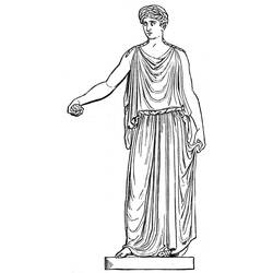 Раскраска: Римская мифология (Боги и богини) #110170 - Бесплатные раскраски для печати