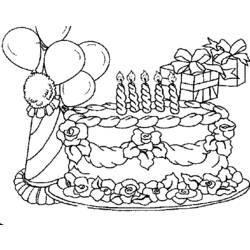 Раскраска: день рождения (Праздники и особые случаи) #57077 - Бесплатные раскраски для печати
