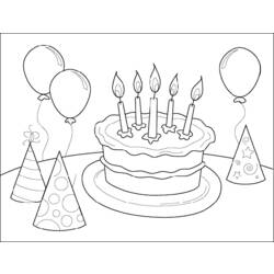 Раскраска: день рождения (Праздники и особые случаи) #57081 - Бесплатные раскраски для печати