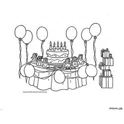 Раскраска: день рождения (Праздники и особые случаи) #57093 - Бесплатные раскраски для печати