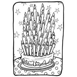 Раскраска: день рождения (Праздники и особые случаи) #57148 - Бесплатные раскраски для печати