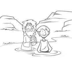 Раскраска: крещение (Праздники и особые случаи) #57495 - Бесплатные раскраски для печати