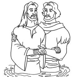 Раскраска: крещение (Праздники и особые случаи) #57497 - Бесплатные раскраски для печати