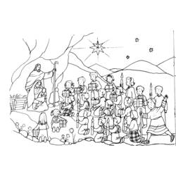 Раскраска: рождество (Праздники и особые случаи) #55095 - Бесплатные раскраски для печати