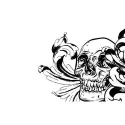 Раскраска: День мертвых (Праздники и особые случаи) #60168 - Бесплатные раскраски для печати