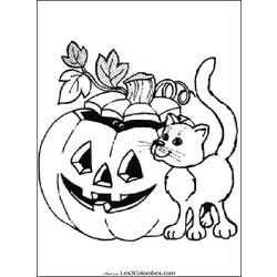 Раскраска: Хэллоуин (Праздники и особые случаи) #55151 - Бесплатные раскраски для печати