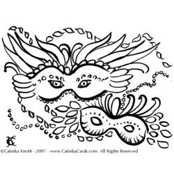 Раскраска: Марди Гра (Праздники и особые случаи) #60626 - Бесплатные раскраски для печати