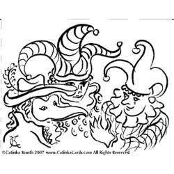 Раскраска: Марди Гра (Праздники и особые случаи) #60650 - Бесплатные раскраски для печати