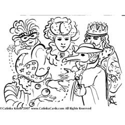 Раскраска: Марди Гра (Праздники и особые случаи) #60654 - Бесплатные раскраски для печати