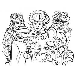 Раскраска: Марди Гра (Праздники и особые случаи) #60691 - Бесплатные раскраски для печати