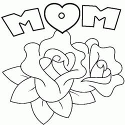 Раскраска: День матери (Праздники и особые случаи) #129802 - Бесплатные раскраски для печати