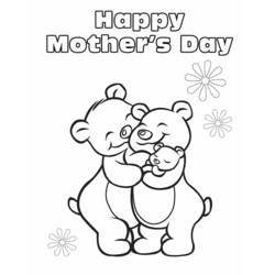 Раскраска: День матери (Праздники и особые случаи) #129839 - Бесплатные раскраски для печати