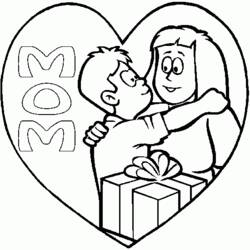 Раскраска: День матери (Праздники и особые случаи) #129962 - Бесплатные раскраски для печати