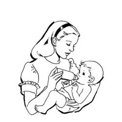 Раскраска: День матери (Праздники и особые случаи) #129994 - Бесплатные раскраски для печати
