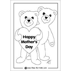 Раскраска: День матери (Праздники и особые случаи) #130000 - Бесплатные раскраски для печати