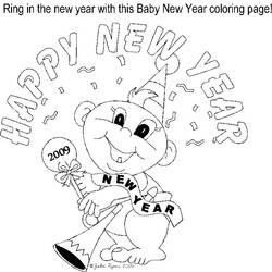 Раскраска: Новый год (Праздники и особые случаи) #60763 - Бесплатные раскраски для печати