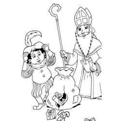 Раскраска: Святой николай (Праздники и особые случаи) #59173 - Бесплатные раскраски для печати