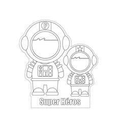 Раскраска: космонавт (Профессии и профессии) #87647 - Бесплатные раскраски для печати