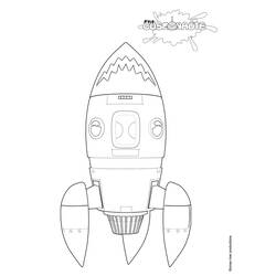 Раскраска: космонавт (Профессии и профессии) #87697 - Бесплатные раскраски для печати