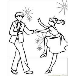 Раскраска: Танцор (Профессии и профессии) #92124 - Бесплатные раскраски для печати