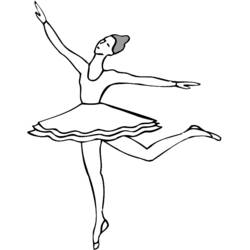Раскраска: Танцор (Профессии и профессии) #92132 - Бесплатные раскраски для печати