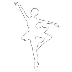 Раскраска: Танцор (Профессии и профессии) #92281 - Бесплатные раскраски для печати