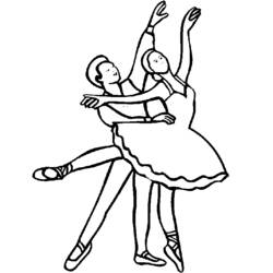 Раскраска: Танцор (Профессии и профессии) #92301 - Бесплатные раскраски для печати