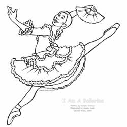 Раскраска: Танцор (Профессии и профессии) #92334 - Бесплатные раскраски для печати