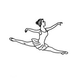 Раскраска: Танцор (Профессии и профессии) #92372 - Бесплатные раскраски для печати