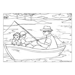 Раскраска: рыбак (Профессии и профессии) #104053 - Бесплатные раскраски для печати