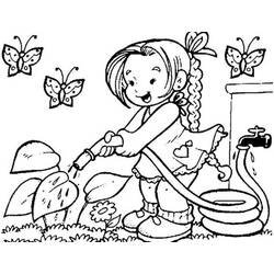 Раскраска: садовник (Профессии и профессии) #98639 - Бесплатные раскраски для печати