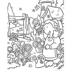 Раскраска: садовник (Профессии и профессии) #98770 - Бесплатные раскраски для печати