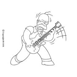 Раскраска: гитарист (Профессии и профессии) #98059 - Бесплатные раскраски для печати